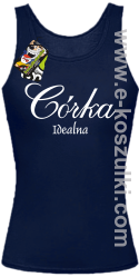 Córka idealna - top damski granatowy
