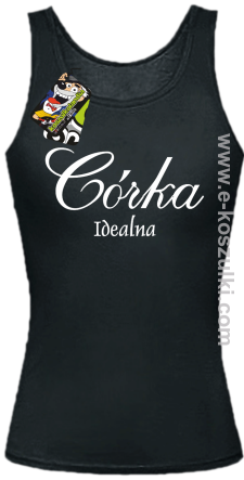 Córka idealna - top damski czarny