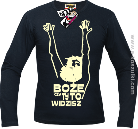 Boże czy Ty to widzisz - longsleeve męski