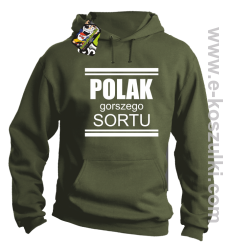 POLAK gorszego sortu - bluza z kapturem khaki