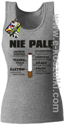 Nie palę bo to szkodzi zdrowiu - top damski melanż