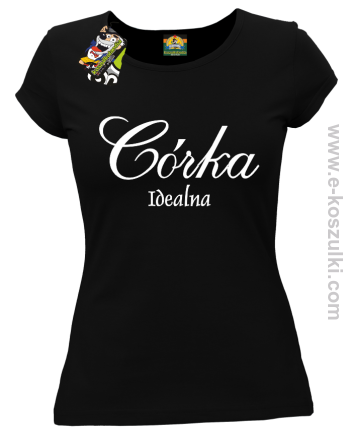 Córka idealna - koszulka damska czarny