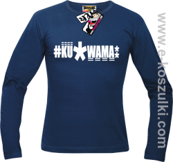 Ku*wama* - longsleeve męski - granatowy