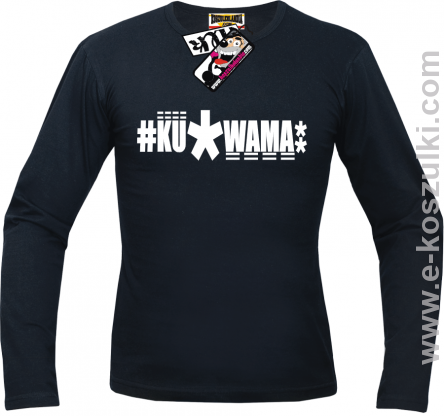 Ku*wama* - longsleeve męski - czarny