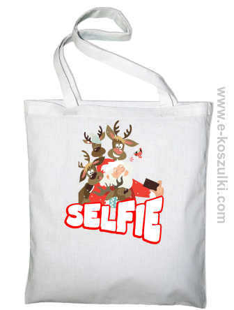 Selfie Santa Friends white