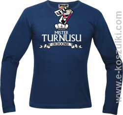 Mister Turnusu Ciechocinek - longsleeve męski - granatowy
