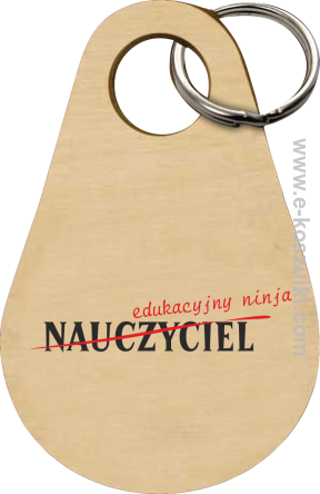 Nauczyciel edukacyjny NINJA - brelok 