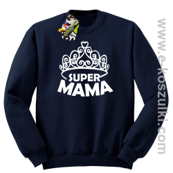 Super Mama korona Miss - bluza STANDARD bez kaptura granatowa