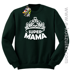 Super Mama korona Miss - bluza STANDARD bez kaptura butelkowa