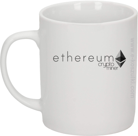 Ethereum CryptoMiner Symbol - kubek 330 ml 