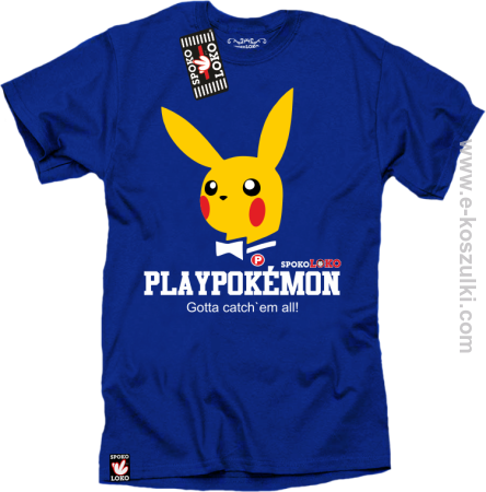 Play Pokemon - koszulka męska 