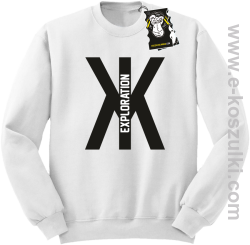 ten X Exploration - bluza na zimę bez kaptura biała