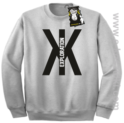 ten X Exploration - bluza na zimę bez kaptura melanż