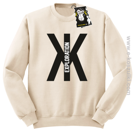 ten X Exploration - bluza na zimę bez kaptura beżowa