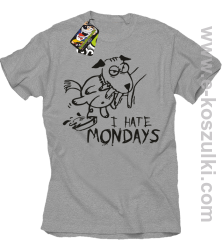 I hate mondays - koszulka męska melanż