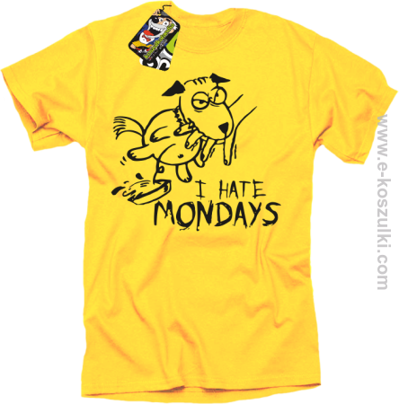 I hate mondays - koszulka męska