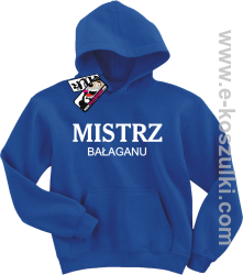 Mistrz bałaganu bluza dziecięca - niebieski