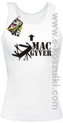 Mac Gyver - top damski biały