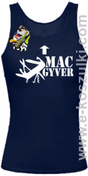 Mac Gyver - top damski granatowy