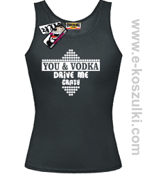 You & Vodka - top damski - czarny