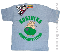 Koszulka agroturystyczna tshirt dziecięcy - melanż