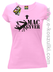 Mac Gyver - koszulka damska różowy