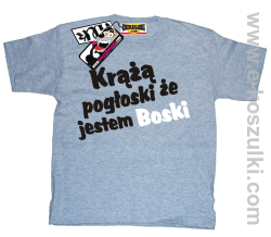 Krążą pogłoski, że jestem boski koszulka dziecięca - melanż