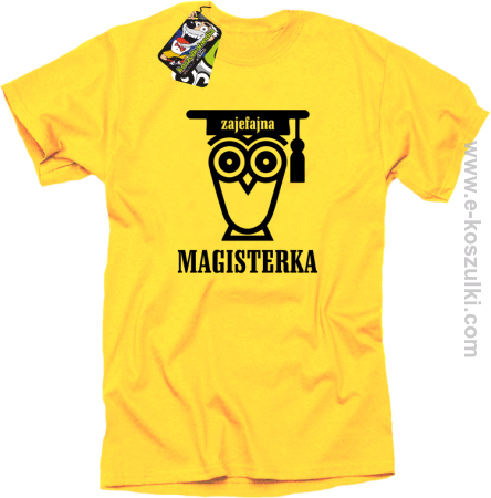 ZAJEFAJNA Magisterka - koszulka męska 