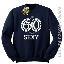 Już 60-tka ale ciągle sexy - bluza bez kaptura granatowa