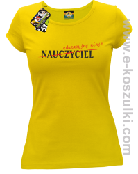 Nauczyciel edukacyjny NINJA - koszulka damska żółta