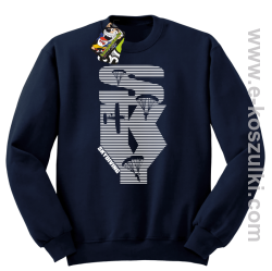 Skydiving aero SKY - bluza bez kaptura granatowa