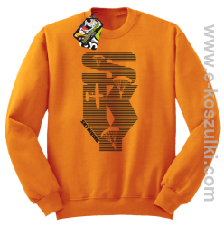 Skydiving aero SKY - bluza bez kaptura pomarańczowa