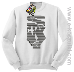 Skydiving aero SKY - bluza bez kaptura biała