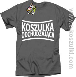Koszulka Odchudzająca- Koszulka męska szara