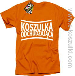 Koszulka Odchudzająca- Koszulka męska pomarańczowa
