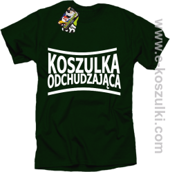 Koszulka Odchudzająca- Koszulka męska butelkowa
