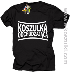 Koszulka Odchudzająca- Koszulka męska czarna