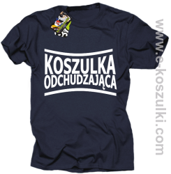 Koszulka Odchudzająca- Koszulka męska granatowa