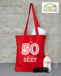 Już 50-tka ale ciągle sexy - Eco torba czerwona