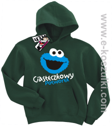 Ciasteczkowy potworek bluza dziecięca - butelkowy