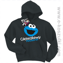 Ciasteczkowy potworek bluza dziecięca - czarny