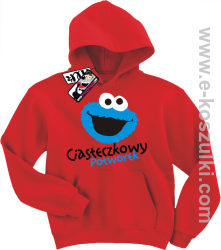 Ciasteczkowy potworek bluza dziecięca - czerwony