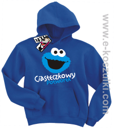 Ciasteczkowy potworek bluza dziecięca - niebieski