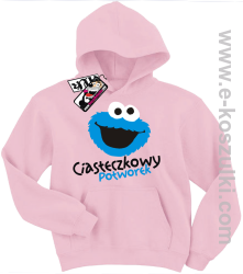 Ciasteczkowy potworek bluza dziecięca - różowy