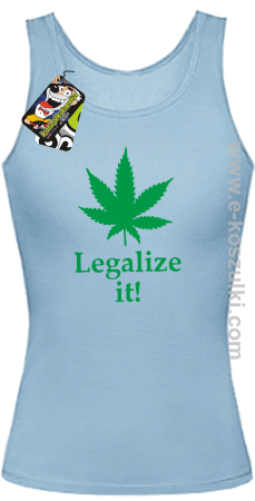 Legalize it gandzia ganja - top damski
