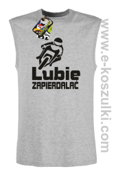 Lubie zapierdalać - bezrękawnik męski melanż