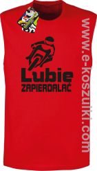 Lubie zapierdalać - bezrękawnik męski czerwony