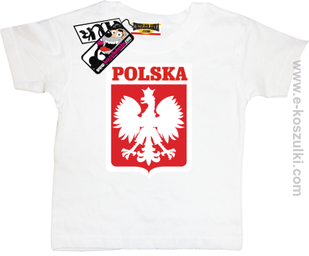 Polska koszulka dziecięca - biały