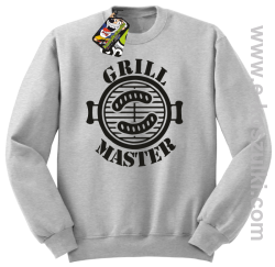 Grill Master - bluza bez kaptura melanż