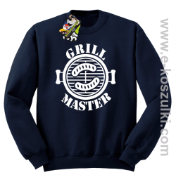 Grill Master - bluza bez kaptura granatowy